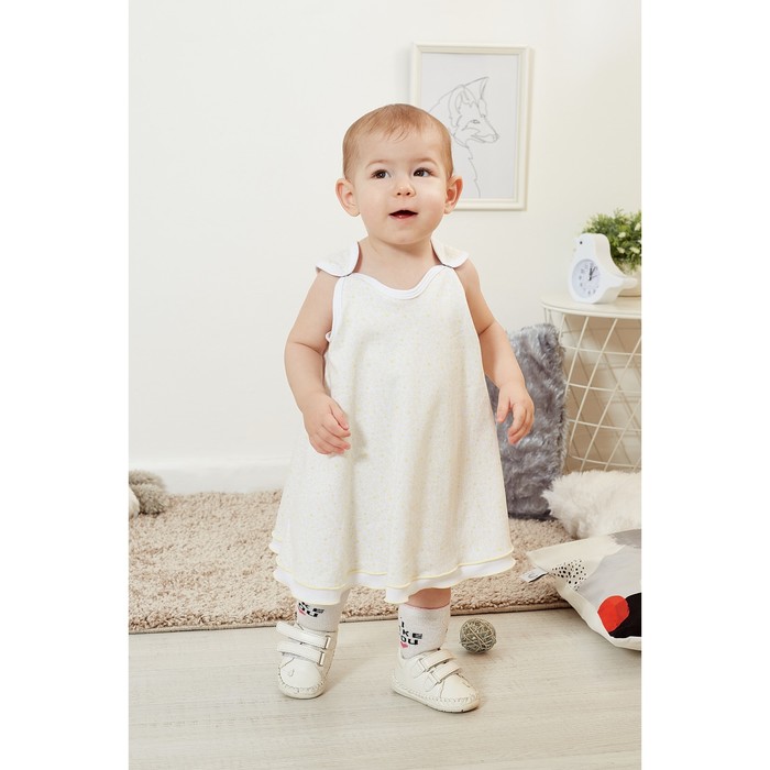 Платье-боди детское, рост 80 см, цвет жёлтый M054038_М