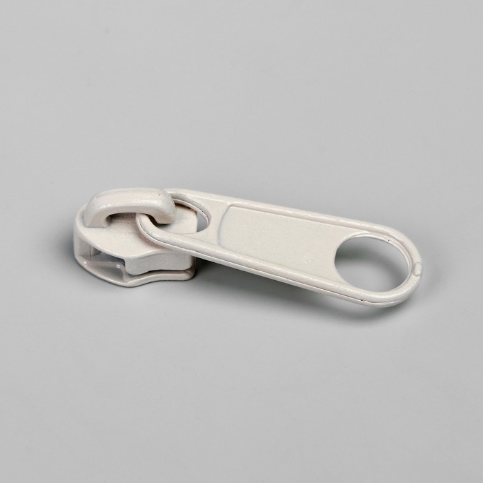 Замок галантерейный, без стопора к молнии, спираль, №5, цвет кремовый