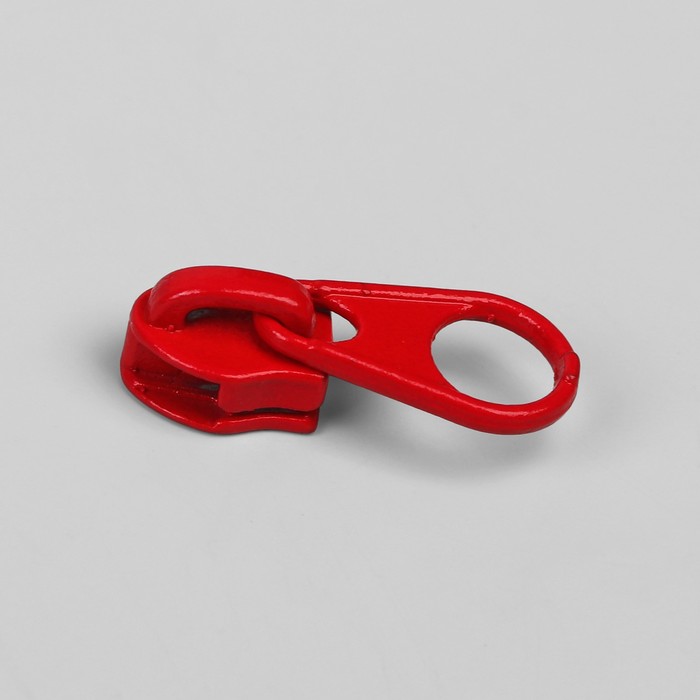 Замок галантерейный, к молнии, спираль, №3, цвет тёмно-красный