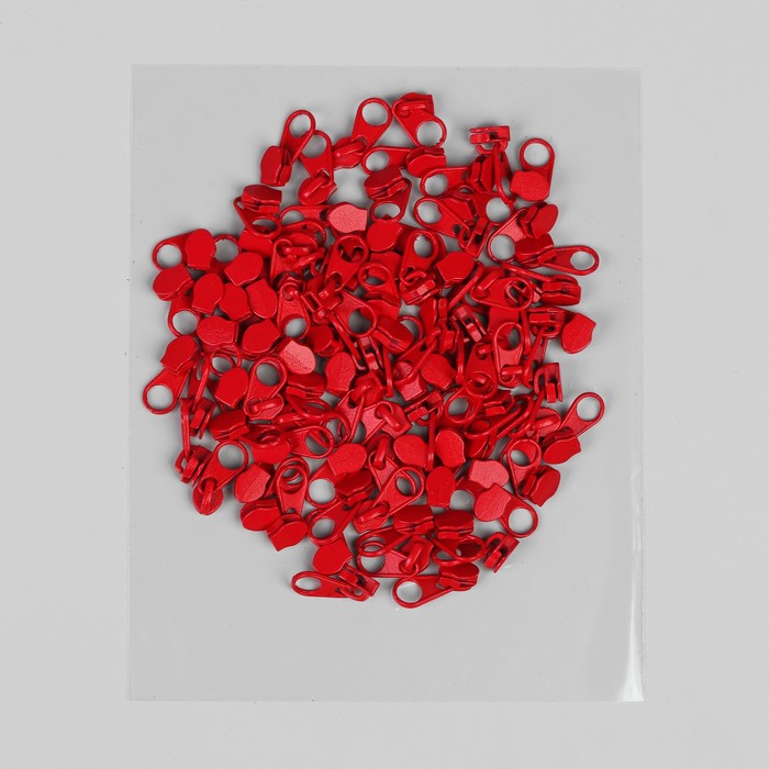 Замок галантерейный, к молнии, спираль, №3, цвет тёмно-красный