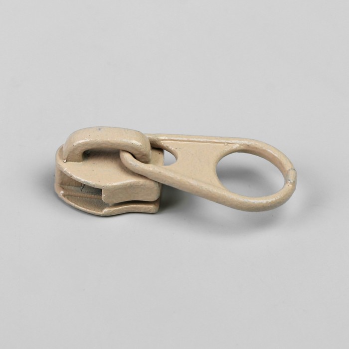 Замок галантерейный, к молнии, спираль, №3, цвет слоновая кость