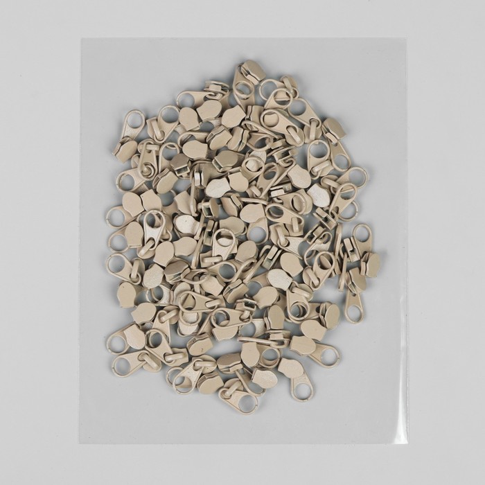 Замок галантерейный, к молнии, спираль, №3, цвет слоновая кость