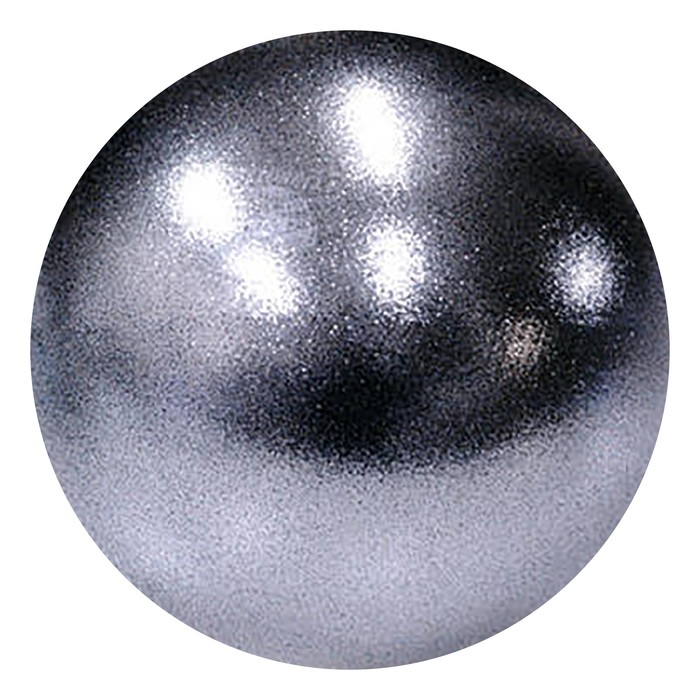 Мяч гимнастический 18 см PASTORELLI New Generation GLITTER FIG Галактика HV (темное серебро)