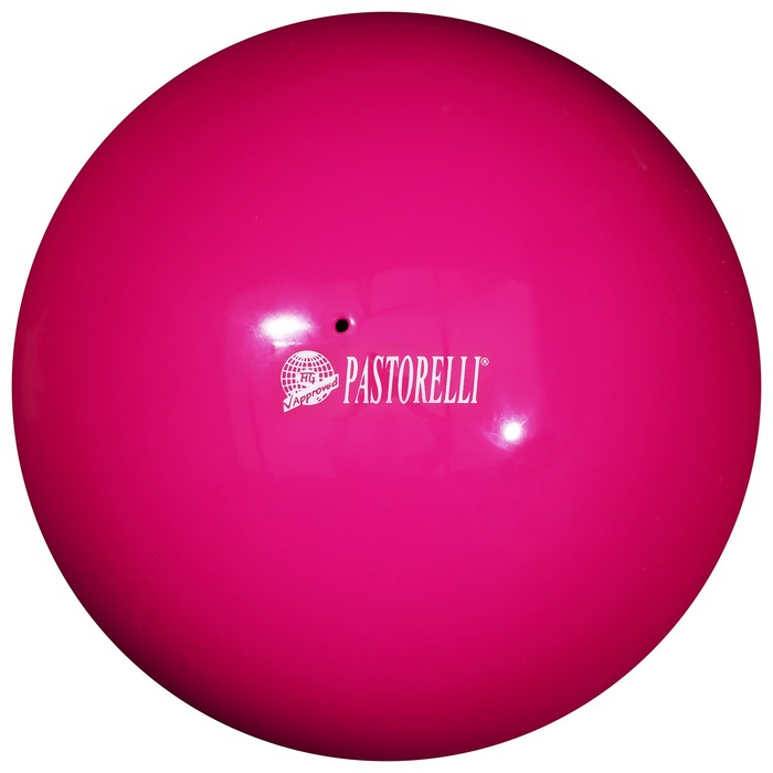Мяч гимнастический Pastorelli New Generation FIG, 18 см, цвет малиновый