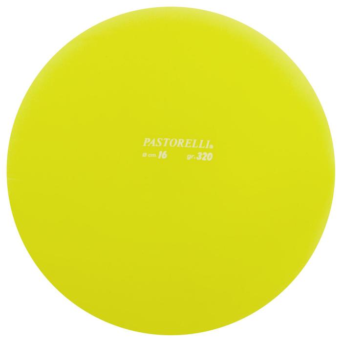 фото Мяч гимнастический pastorelli, 16 см, цвет жёлтый
