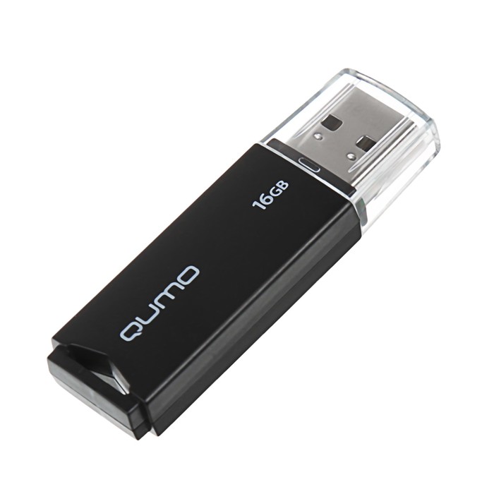 Флешка USB Qumo Tropic 16 Гб, черная