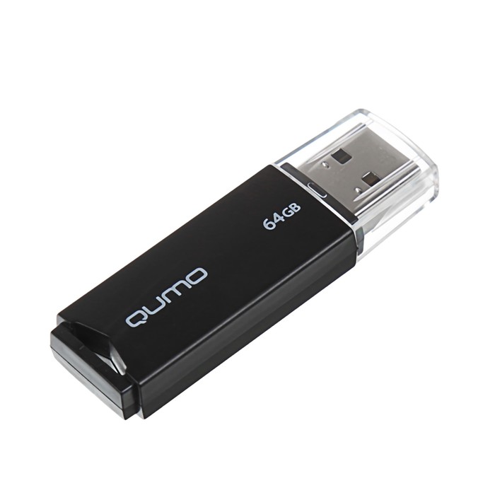 Флешка USB Qumo Tropic 64 Гб, черная