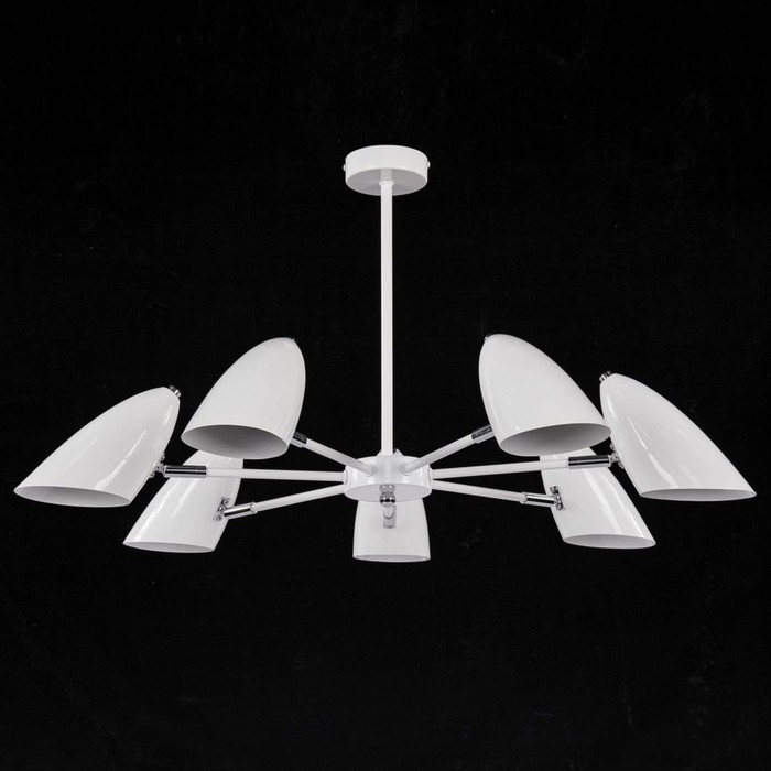 Люстра Aida 7x40Вт E14 белый 71x71x45см