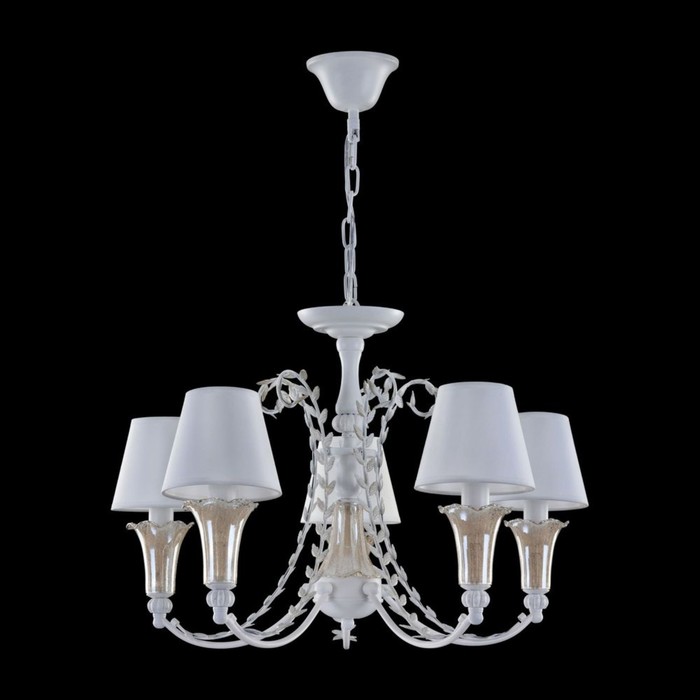 Люстра Alessa 5x60Вт E14 белый 61x61x37см