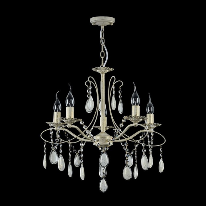 Люстра Antonia 5x60Вт E14 белый 55x55x53см