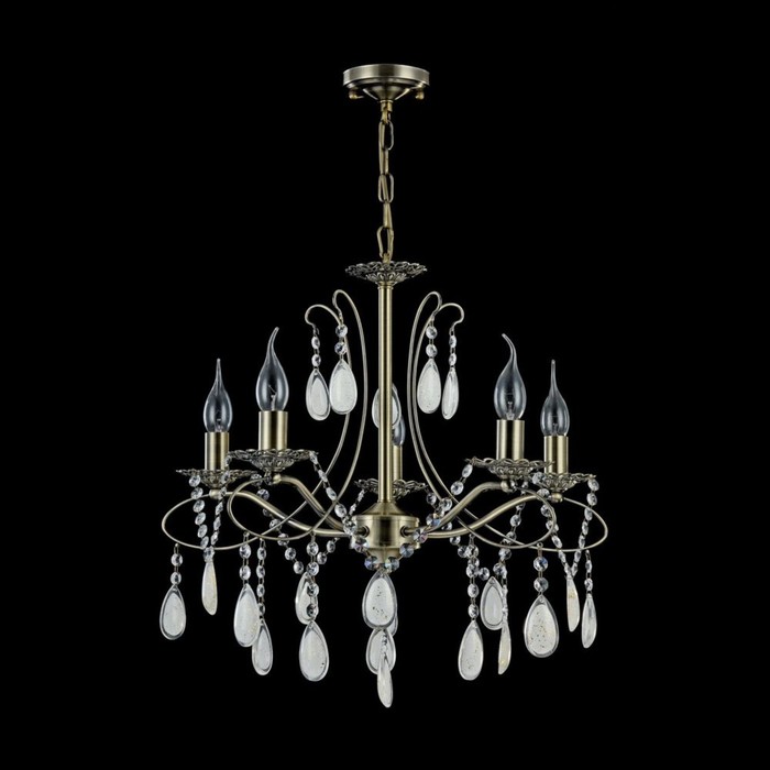 Люстра Antonia 5x60Вт E14 бронза 55x55x53см