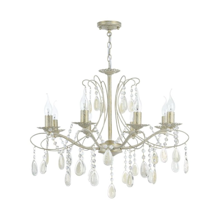 Люстра Antonia 8x60Вт E14 белый 65x65x55,7см