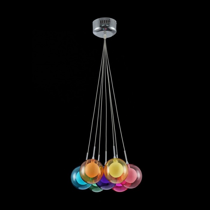 Светильник Carmela 7x20Вт G4 хром 30x30x10см