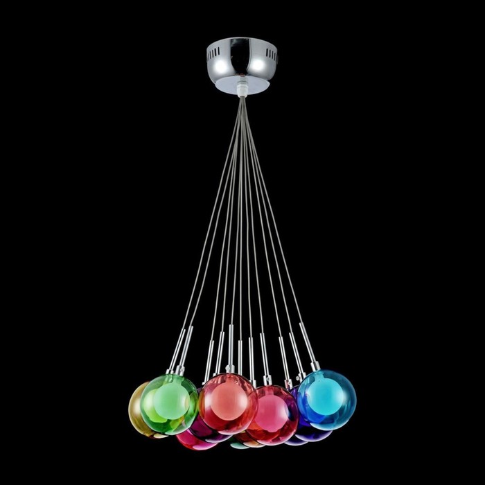 Светильник Carmela 11x10Вт G4 хром 40x40x10см