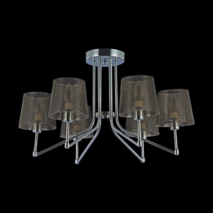 Люстра Christina 6x60Вт E14 хром 63x63x38см