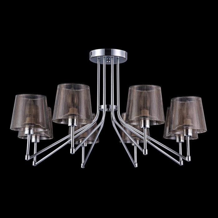 Люстра Christina 8x60Вт E14 хром 76x76x42см