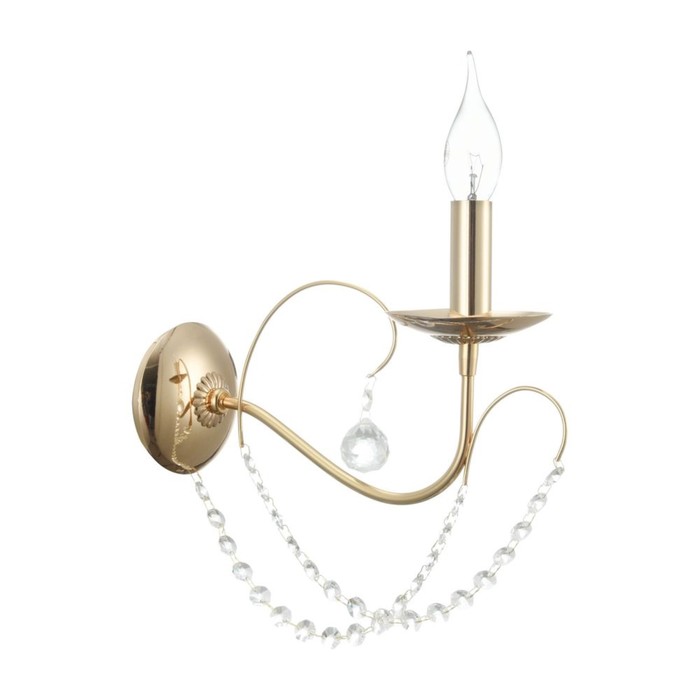 Бра Gracia 1x60Вт E14 золото 28x11x26,4см