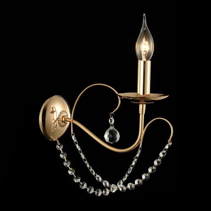 Бра Gracia 1x60Вт E14 золото 28x11x26,4см