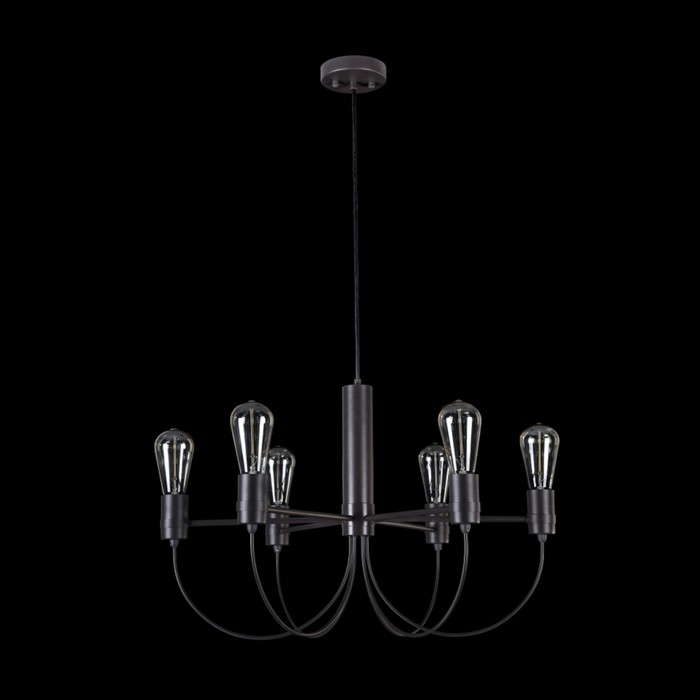 Люстра Irena 6x40Вт E27 коричневый 62,7x62,7x38,6см