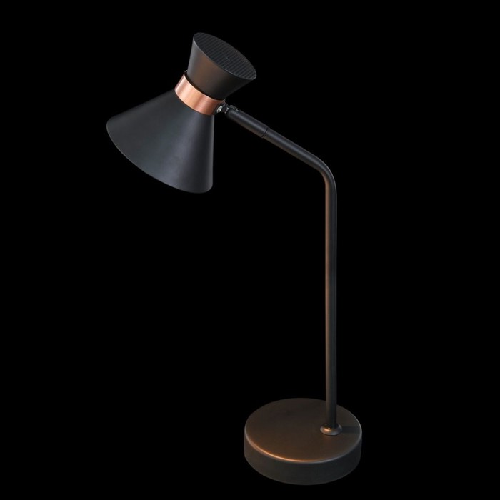 Настольная лампа Izzy 1x40Вт E14 черный 21x12,6x47см