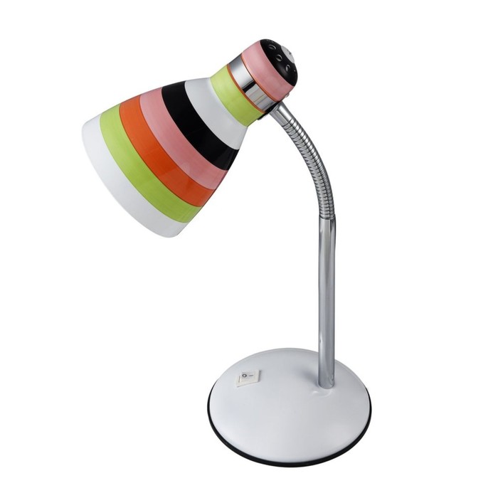 Настольная лампа Manola 1x40Вт E27 белый 21,5x14,5x36см