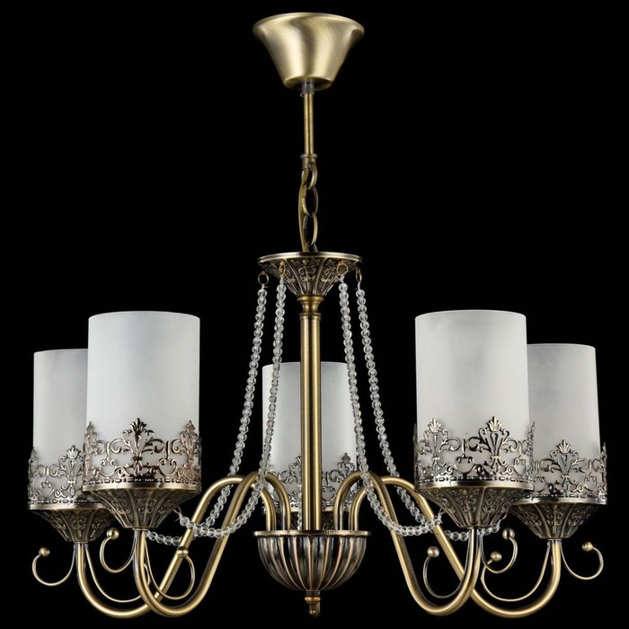 Люстра Sherborne 5x60Вт E14 бронза 56,2x56,2x37,4см