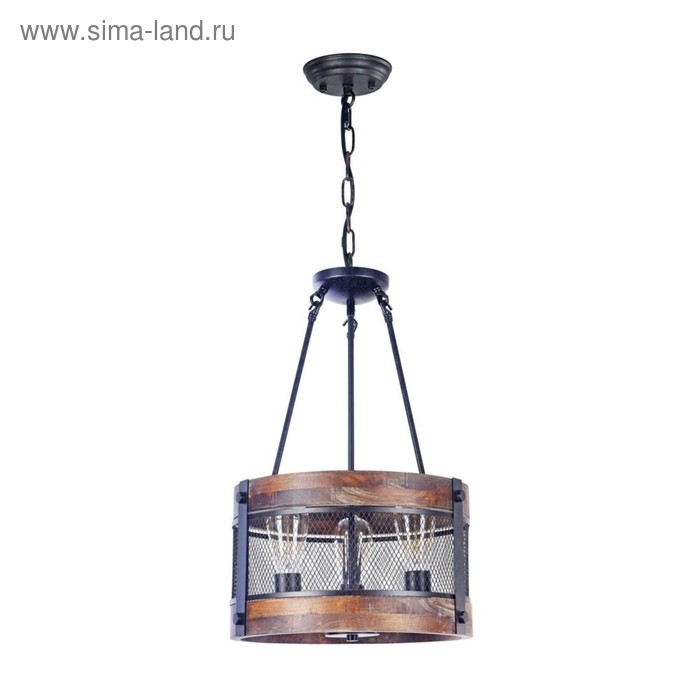 

Светильник Vittoria 3x60Вт E27, чёрный 36x36x55 см