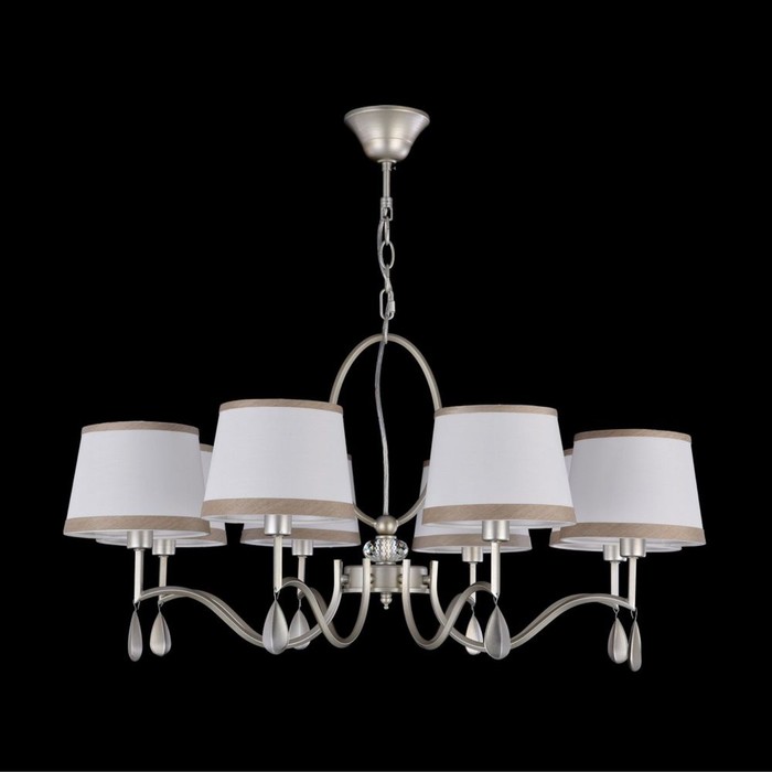 Люстра Teona 8x40Вт E14 чёрный 83,5x42,4см