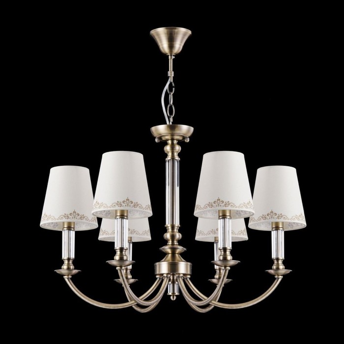 Люстра Ksenia 6x40Вт E14 латунь 71x48,7см