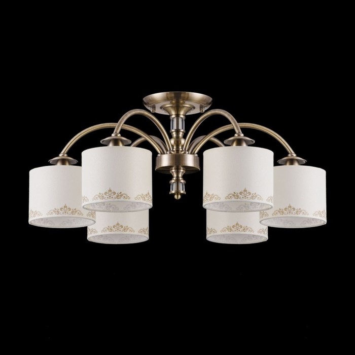 Люстра Ksenia 6x40Вт E14 латунь 73x28,2см