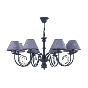 

Люстра Emily 8x60Вт E14 серый 86x37,5см