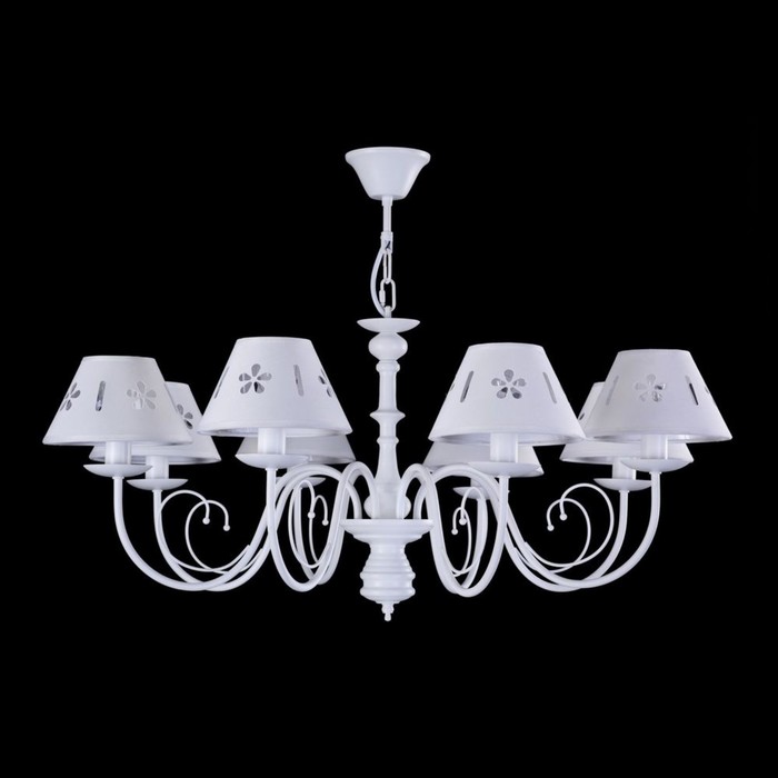 Люстра Emily 8x60Вт E14 белый 86x37,5см