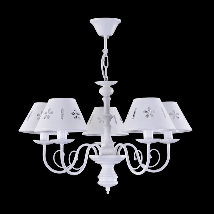 Люстра Emily 5x60Вт E14 белый 62x37,5см