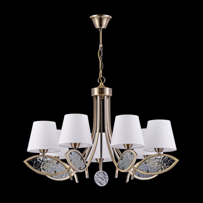 Люстра Camila 7x60Вт E14 бронза 72x72x45см