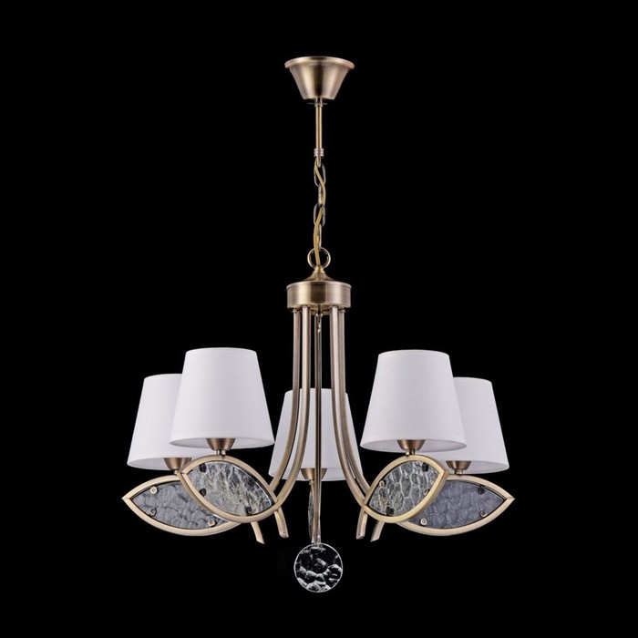 Люстра Camila 5x60Вт E14 бронза 62x62x44см