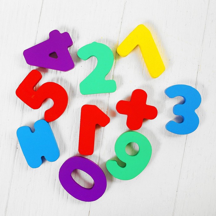 Сортер-бизикуб деревянный "Цифры" ( 10 деталей)