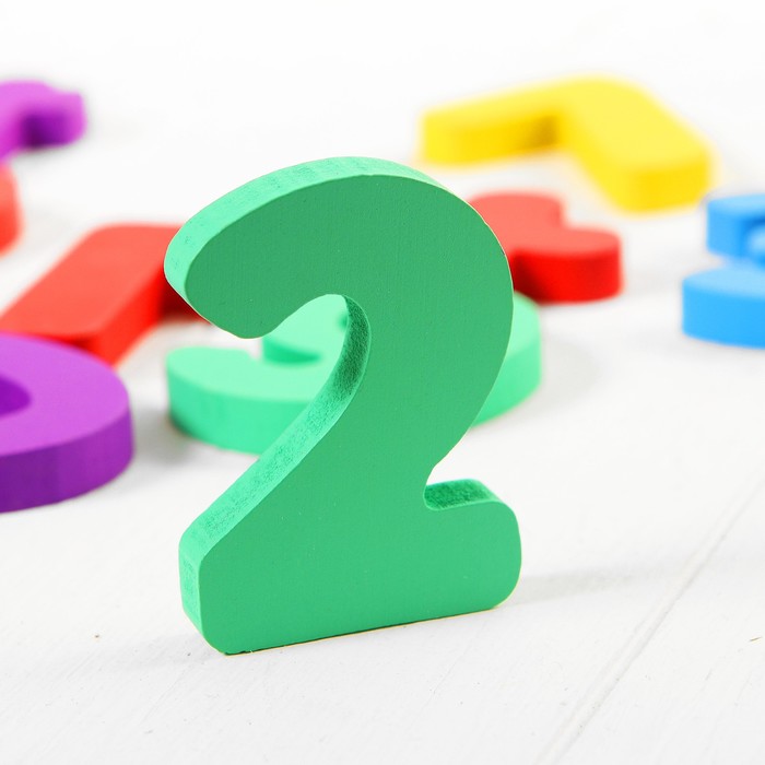 Сортер-бизикуб деревянный "Цифры" ( 10 деталей)