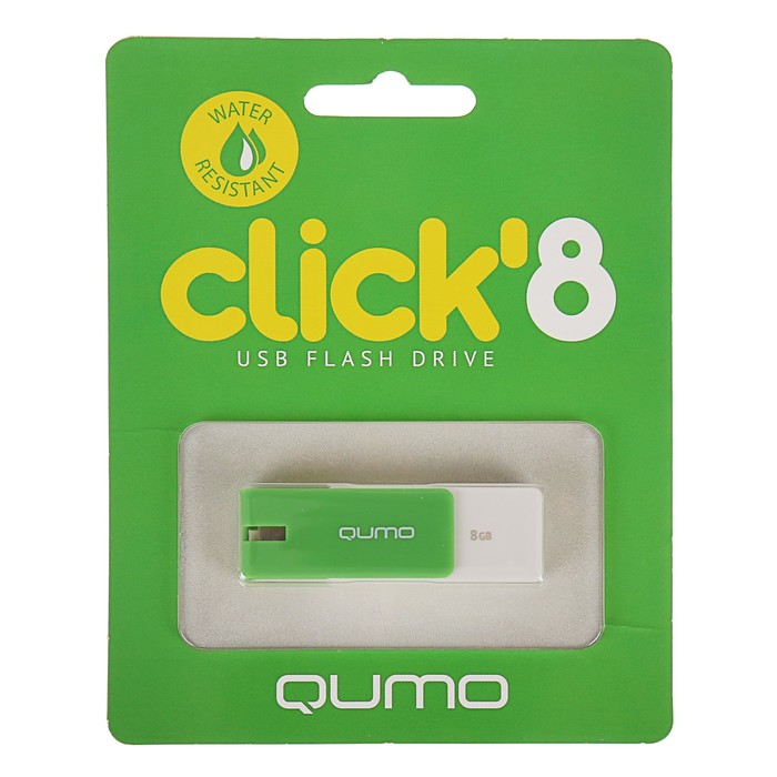 Флешка USB Qumo Click 8 Гб, цвет мятный