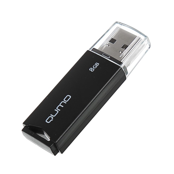 Флешка USB Qumo Tropic 8 Гб, черная