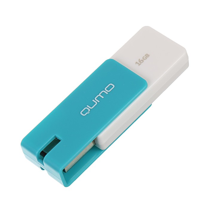 Флешка USB Qumo Click 16 Гб, цвет лазурь