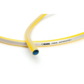 

Шланг поливочный, ПВХ, d = 3/4" (19 мм), L = 25 м, армированный, 3-слойный, QUATTROFLEX PLUS