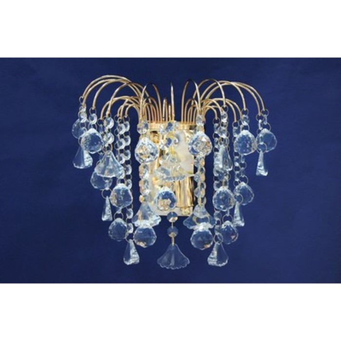 Бра "Алита" 2x60Вт E27 золото 28x18x26см