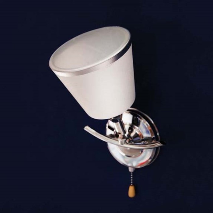 Бра "Антонитта" 1x60Вт E14 серебро 20x17x28см