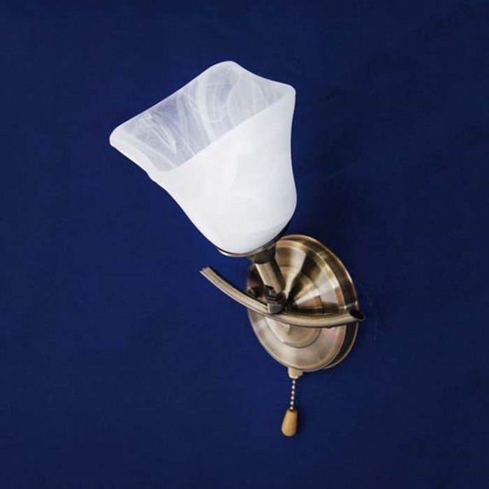 Бра "Антония" 1x60Вт E14 золото 19x17x30см