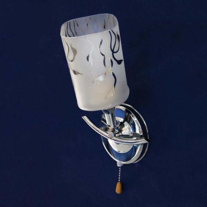 Бра "Ареселис" 1x60Вт E27 серебро 17x14x30см