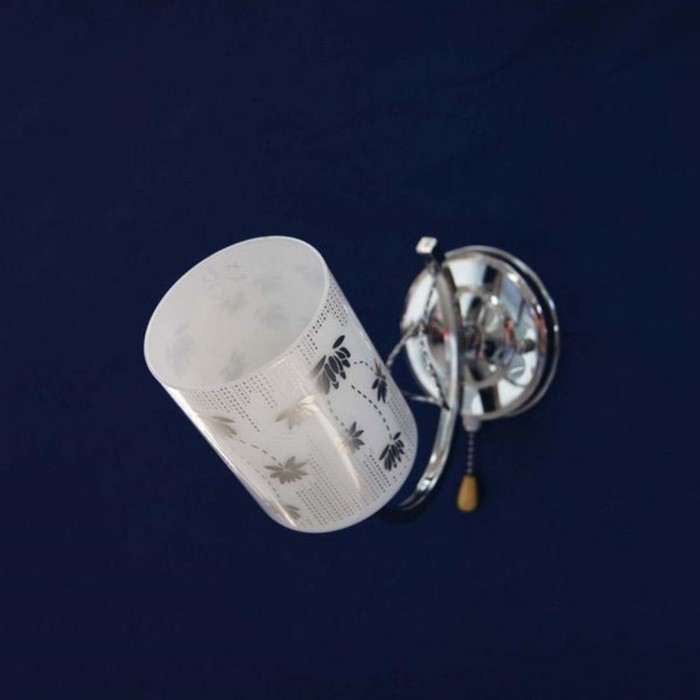 Бра "Асунсьон" 1x60Вт E27 серебро 12x27x20см