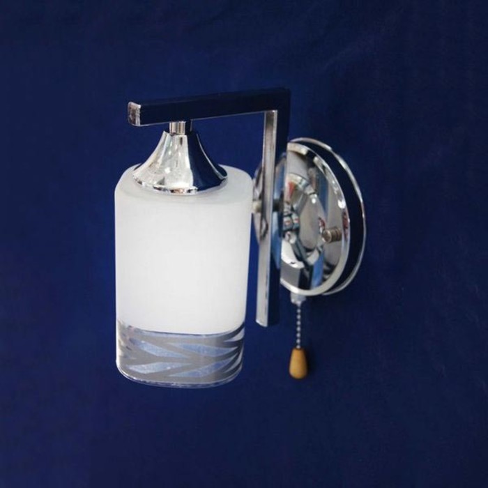 Бра "Бернардита" 1x60Вт E27 серебро 12x16x20см