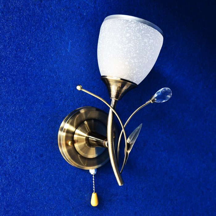 Бра "Валенсия" 1x40Вт E14 золото 14x15x27см