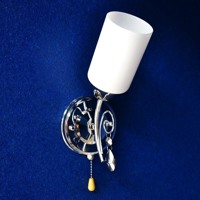 Бра "Гертрудис" 1x40Вт E27 серебро 14x15x27см