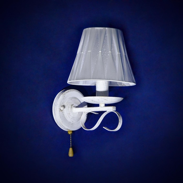 Бра "Дебора" 1x40Вт E27 белый 25x20x16см